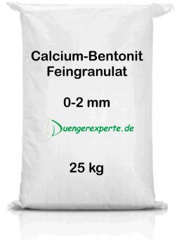 Kalzium Naturbentonit Granulat 0-2mm 25 kg