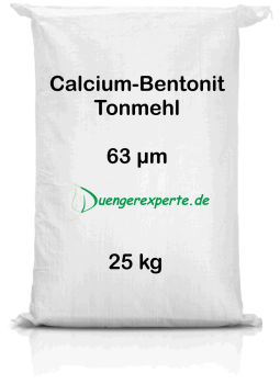 Kalzium Naturbentonit-Mehl 25 kg