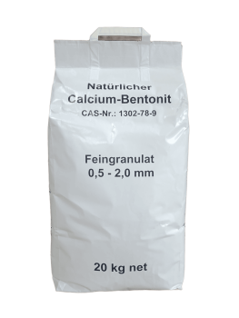 Kalzium Naturbentonit Granulat 0-2mm
