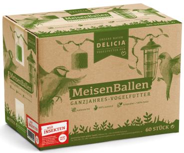 Premium MeisenBallen mit Insekten
