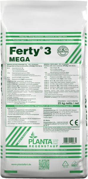 Ferty EcoPhos 3 Mega 20+4+10(+2+4)